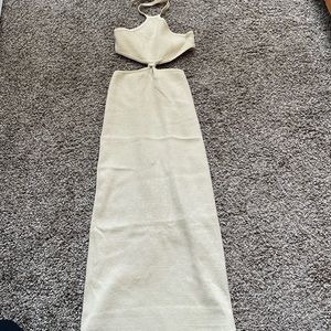 Knit cut out dress